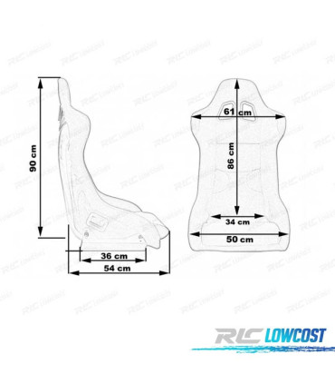 KIT SEDILE BAQUET SPEEDWAY NERO STILE EVO