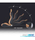 KIT SEDILE SPORTIVO SEMI BAQUET STILE RS IN PELLE BEIGE