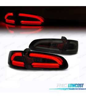 FANALI A LED BAR SEAT IBIZA 6L 02-08 ROSSO AFFUMICATO