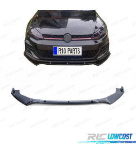 SPOILER LIP VOLKSWAGEN VW GOLF 7 13-20 NERO LUCIDO