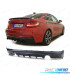 DIFFUSORE PER BMW F22 F23 13- LOOK M NERO OPACO