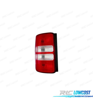 FANALE SINISTRO PER VOLKSWAGEN VW CADDY 1P 10-14 BIANCO ROSSO