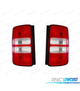 FANALI PER VOLKSWAGEN VW CADDY 1P 10-14 BIANCO ROSSO