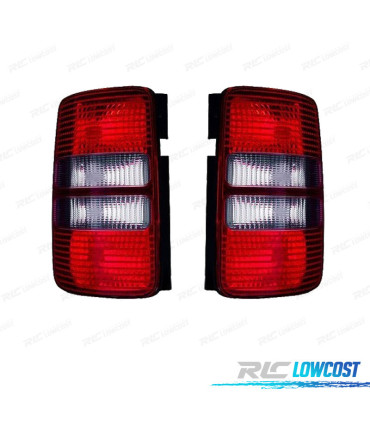FANALI VOLKSWAGEN VW CADDY 2P RESTYLING 10-14 FUMÉ ROSSO