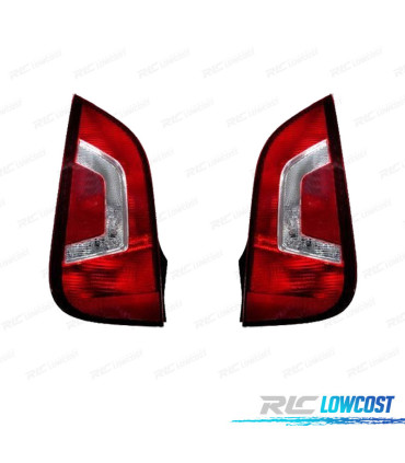 FANALI VOLKSWAGEN VW UP 11-16 BIANCO ROSSO