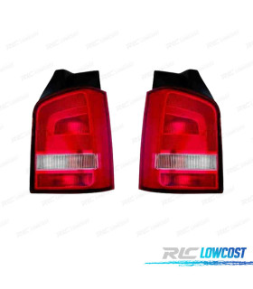 FANALI VOLKSWAGEN VW TRANSPORTER T5 1P 10-15 BIANCO ROSSO