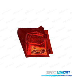 FANALE SINISTRO TOYOTA AURIS 5P 13-15 LED AMBRA ROSSO