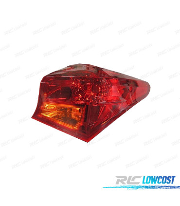 FANALE SINISTRO TOYOTA AURIS 5P 13-15 AMBRA ROSSO