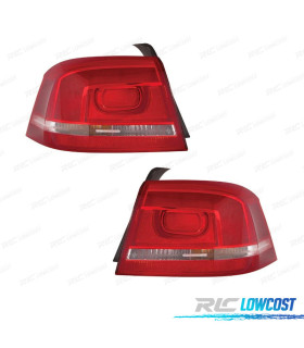 FANALI VOLKSWAGEN VW PASSAT 4P 10-14 LED BIANCO ROSSO