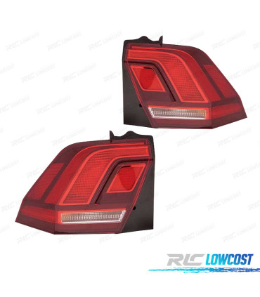 FANALI VOLKSWAGEN VW TIGUAN 16-20 LED BIANCO ROSSO