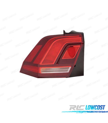 FANALE SINISTRO VOLKSWAGEN VW TIGUAN 16-20 LED BIANCO ROSSO