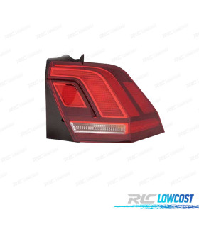 FANALE DX VOLKSWAGEN VW TIGUAN 16-20 LED BIANCO ROSSO
