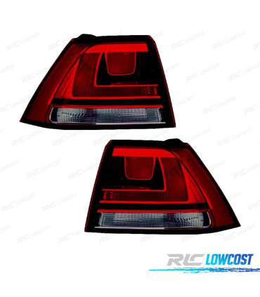 FANALI VOLKSWAGEN VW GOLF VII 3 5P 12-17 SCURI