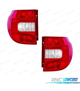 FANALI SKODA YETI 09-13 BIANCO ROSSO