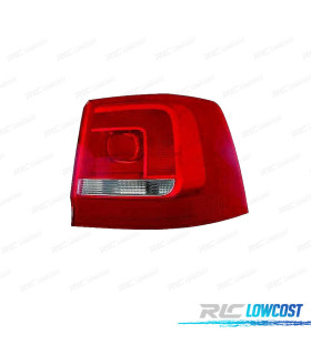FANALE DX VOLKSWAGEN VW SHARAN 10-15 BIANCO ROSSO