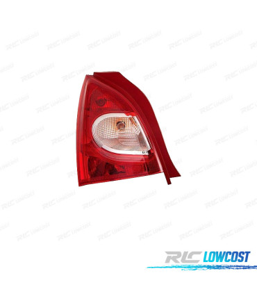 FANALE SINISTRO RENAULT TWINGO II 12-14 BIANCO ROSSO