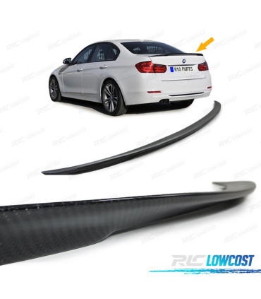 SPOILER ALETTONE BMW F30 F80 11-19 LOOK M PERFORMANCE CARBONIO