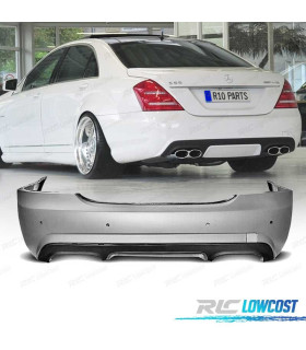 PARAURTI POSTERIORE PER MERCEDES CLASSE S W221 05-13 LOOK AMG PDC
