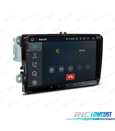 RADIO GPS ANDROID 12 PER VOLKSWAGEN VW SKODA SEAT SCHERMO TATTILE