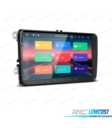 RADIO GPS ANDROID 12 PER VOLKSWAGEN VW SEAT SKODA LCD TATTILE