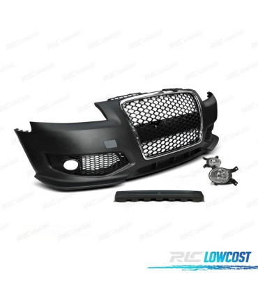 PARAURTI ANTERIORE AUDI A3 8P 04-08 ASPECTO RS3 CROMATO NERO