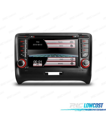 RADIO NAVIGATORE 7" PER AUDI TT 06-12 USB GPS TOUCH HD