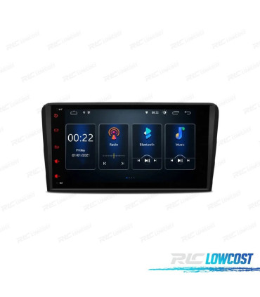 RADIO GPS ANDROID 12 PER AUDI A3 S3 RS3 03-12