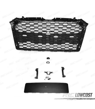 GRIGLIA PER AUDI A4 B9 15-19 ASPECTO RS4 NERO LUCIDO
