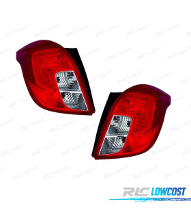 FANALI PER OPEL MOKKA 12-16 BIANCO ROSSO