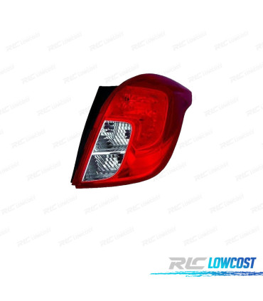 FANALE DESTRO PER OPEL MOKKA 12-16 BIANCO ROSSO