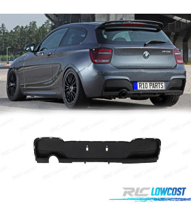 DIFFUSORE BMW F20 F21 11-15 LOOK M PERFORMANCE NERO OPACO