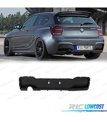 DIFFUSORE BMW F20 F21 11-15 LOOK M PERFORMANCE NERO OPACO