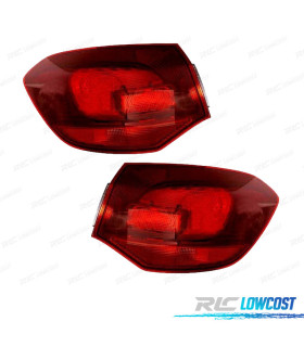 FANALI PER OPEL ASTRA J SPORTS TOURER 10-16 FUMÈ ROSSO