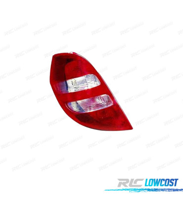 FANALE SINISTRO PER MERCEDES CLASSE A W169 04-08 BIANCO ROSSO