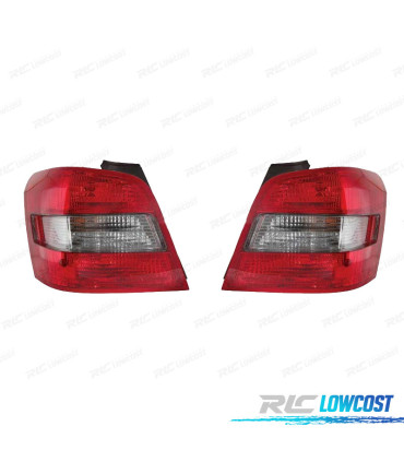 FANALI PER MERCEDES GLK X204 08-12 BIANCO ROSSO