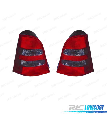 FANALI PER MERCEDES CLASSE A W168 01-04 FUMÈ ROSSO
