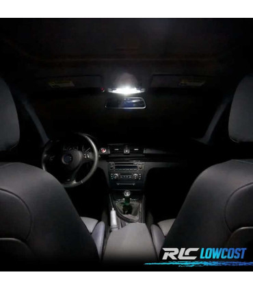 KIT 13 LAMPADE LED INTERNE PER BMW SERIE 1 E81 E87 116I 118D 118I 120D 120I 123D 130I 135I M 135I 03-11