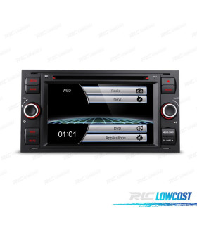 RADIO GPS NAVIGATORE TOUCH SCREEN 7" PER FORD FOCUS C-MAX FIESTA GALAXY KUGA MONDEO S-MAX TRANSIT
