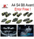 KIT 21 LAMPADE LED INTERNE PER AUDI A4 B8 S4 AVANT ESTATE 09-15