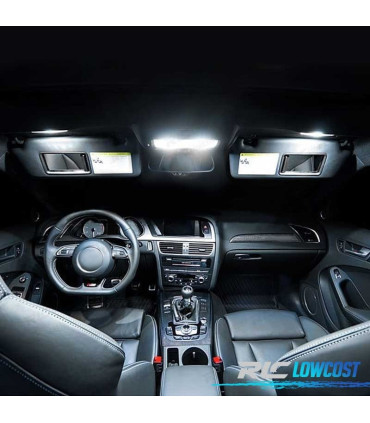 KIT 21 LAMPADE LED INTERNE PER AUDI A4 B8 S4 AVANT ESTATE 09-15