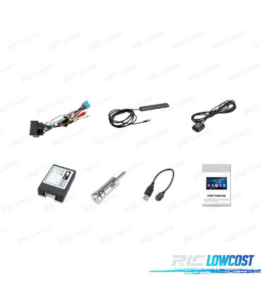 RADIO GPS ANDROID 12 PER FORD FOCUS C-MAX FIESTA GALAXY KUGA MONDEO S-MAX TRANSIT