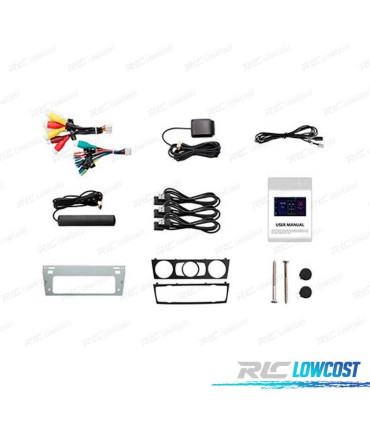 RADIO GPS ANDROID 14 PER BMW E90 E91 E92 E93 SCHERMO 9" TOUCHSCREEN