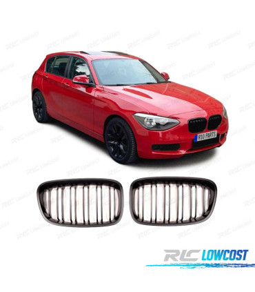 DOPPIE GRIGLIE BMW F20 PRE-LCI 11-15 LOOK M1 NERO OPACO