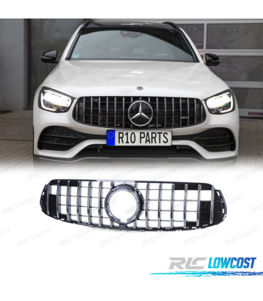GRIGLIA MERCEDES CLASSE GLC X253 SUV 20- AMG NERO CROMATO