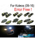 KIT 10 LAMPADE LED INTERNE PER RENAULT KOLEOS 09-16