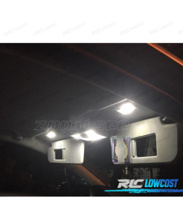 KIT 12 LAMPADE LED INTERNE PER VOLKSWAGEN VW POLO MK5 POLO 6R 09-17