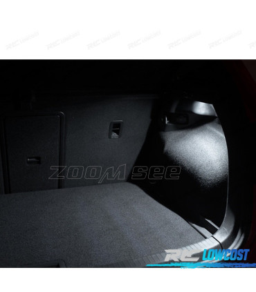KIT 12 LAMPADE LED INTERNE PER VOLKSWAGEN VW POLO MK5 POLO 6R 09-17