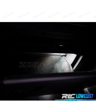 KIT 12 LAMPADE LED INTERNE PER VOLKSWAGEN VW POLO MK5 POLO 6R 09-17