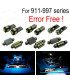 KIT 10 LAMPADE LED INTERNE PER PORSCHE 911 SERIE 997 CARRERA 4S TURBO S 05-11