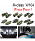 KIT 11 LAMPADE LED INTERNE PER MERCEDES CLASSE C W202 C220 C230 C280 C36 AMG 93-99